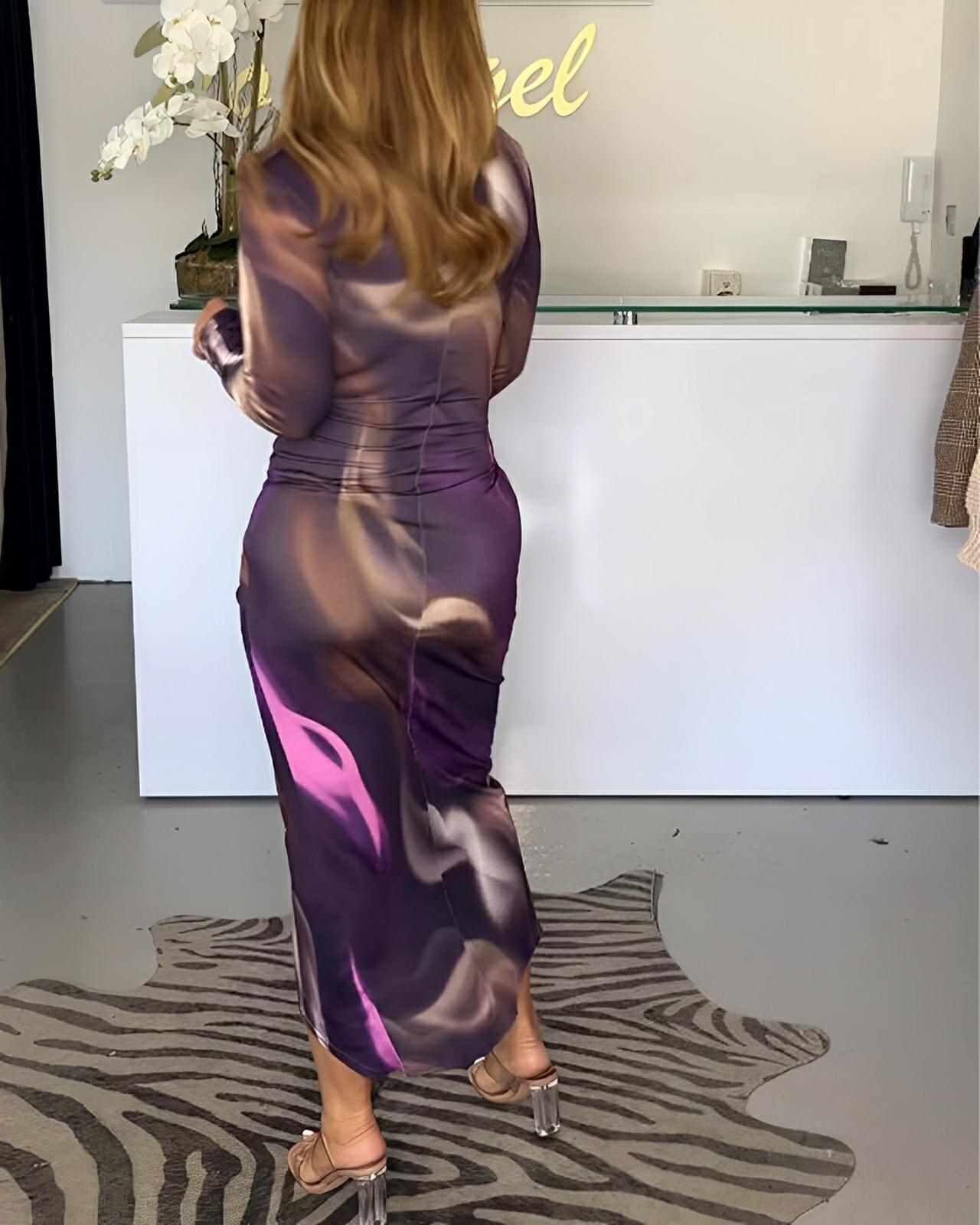 Chic & Effortless – The V-Neck Maxi Every Woman Needs