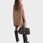Bonnie – Oversized Knit- and SpitzenDress-Set