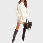 Bonnie – Oversized Knit- and SpitzenDress-Set