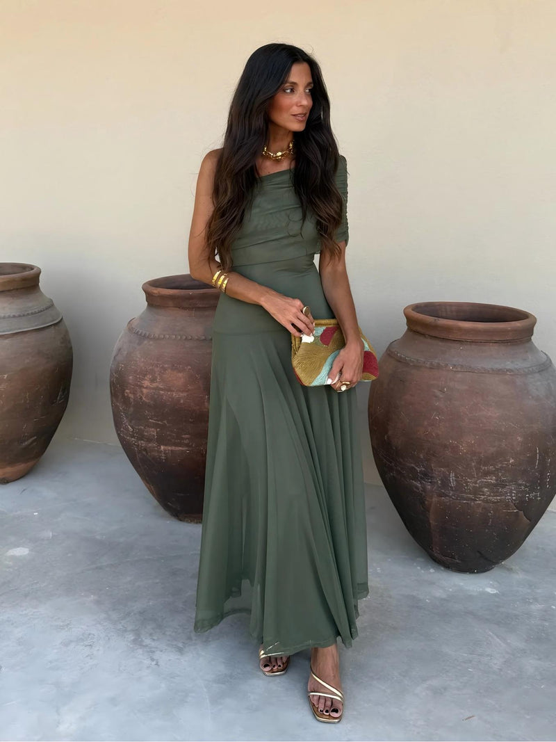 Camila | Elegant MaxiDress from Mesh