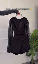Araminta – Elegantr schwarzer Jumpsuit
