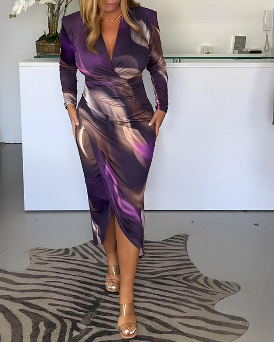 Chic & Effortless – The V-Neck Maxi Every Woman Needs