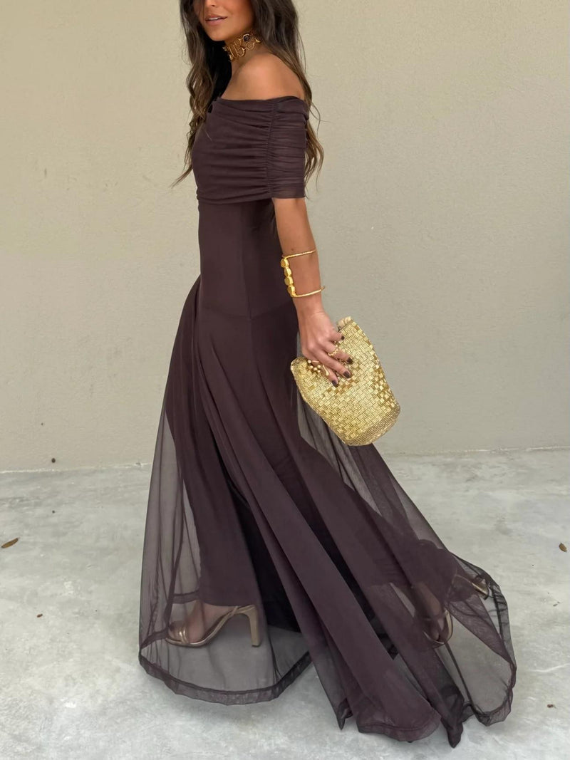Camila | Elegant MaxiDress from Mesh