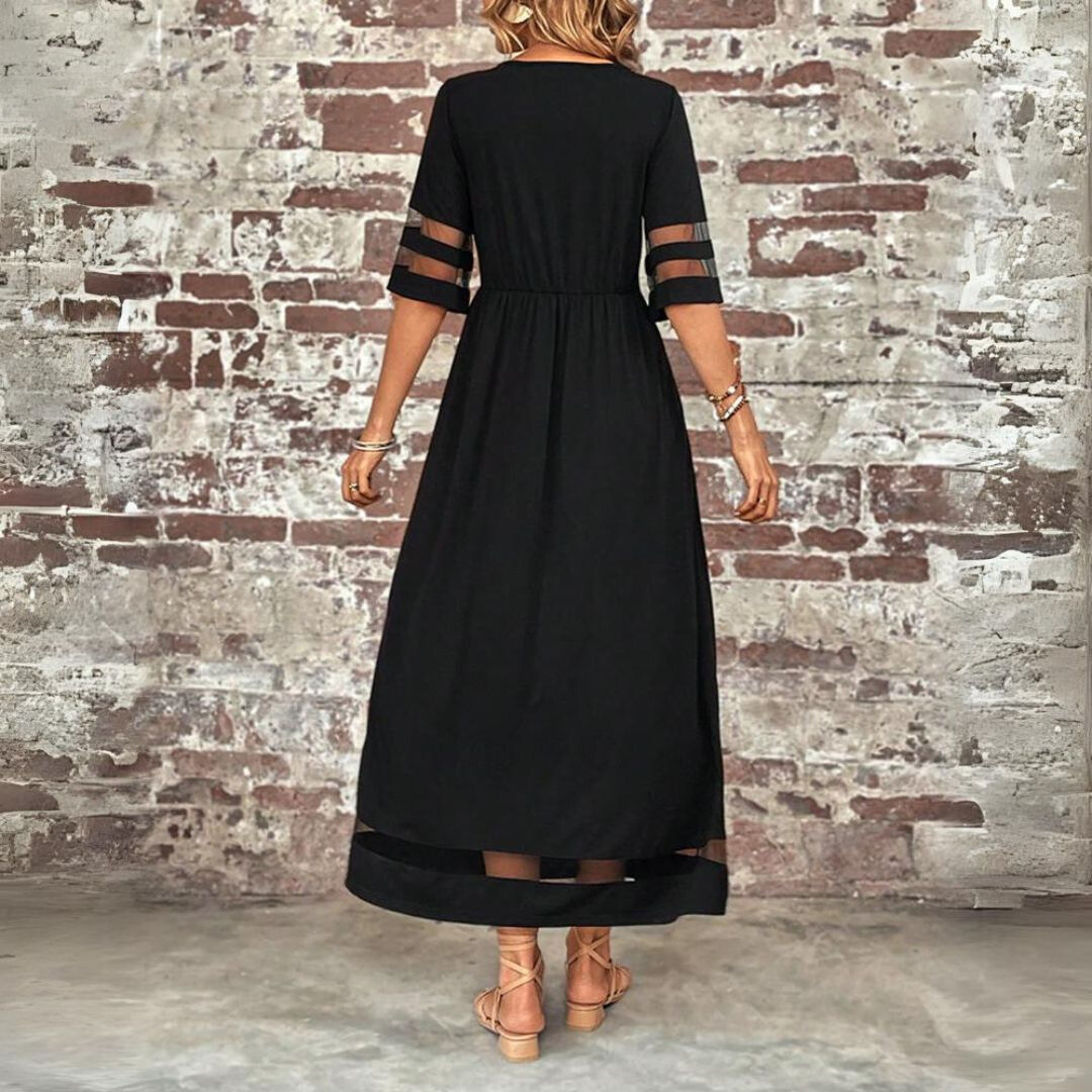 Aubrey™ – Figurbetonendes Midi-Dress with Bauchbedeckung