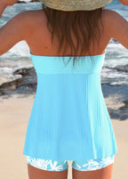 Bella | Ruffledshirt Tankini Swimsuit Set