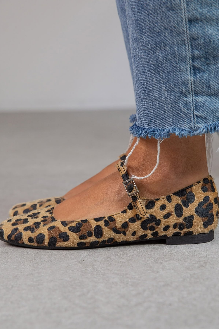 BALLERINA MIT TIERPrint UND RIEGEL