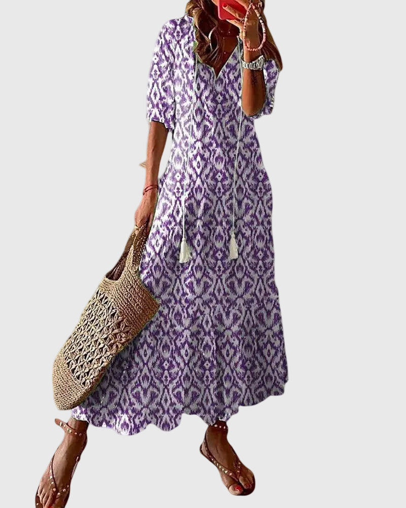 Amalia | Boho Vintage Summer MaxiDress
