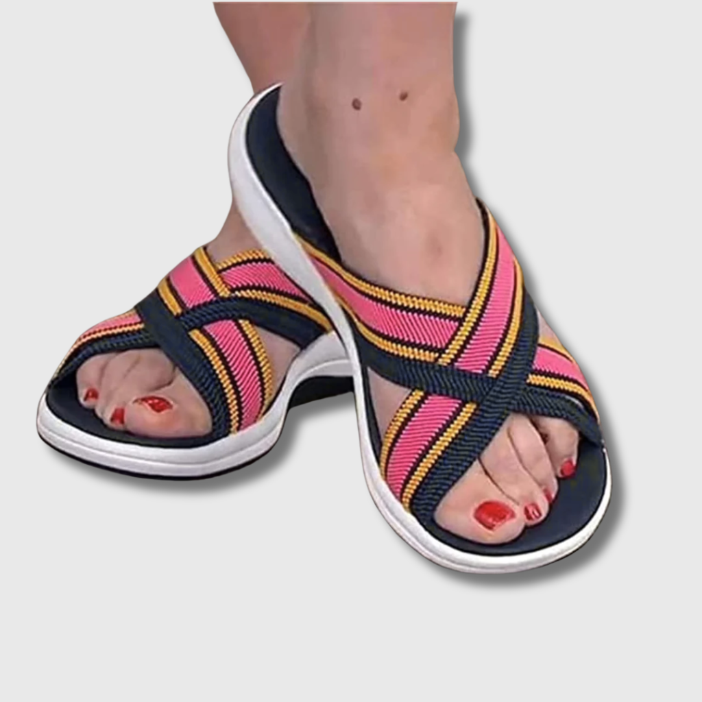 Aerynna™ | Orthopedic Komfort-Cross-Slide-Sandals