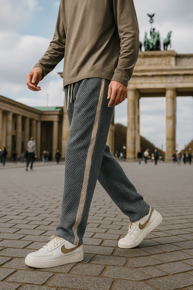 Caspar | Waffelcord-JoggingPantsn
