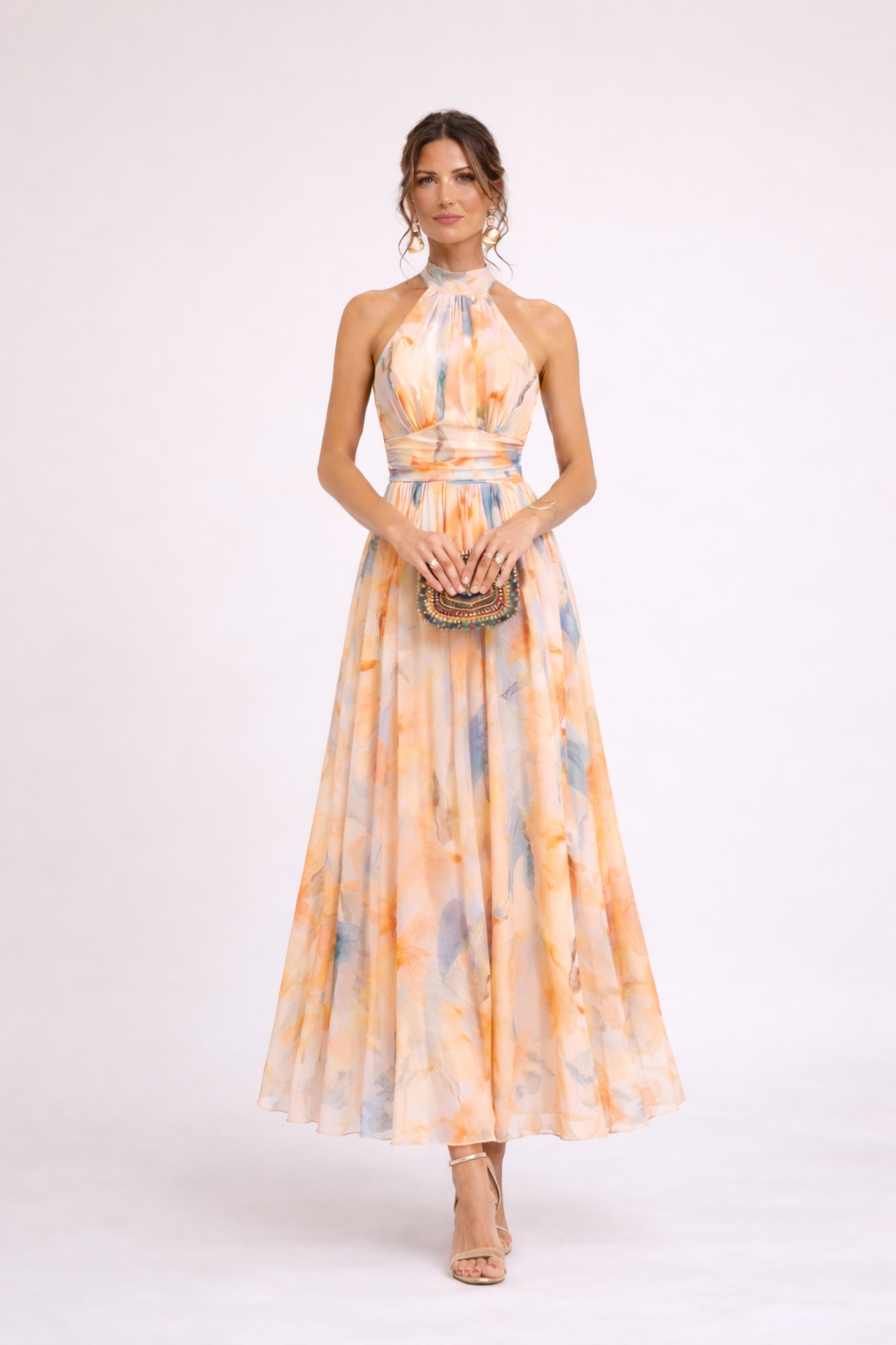 CAMILLE - HalterDress Aquarell