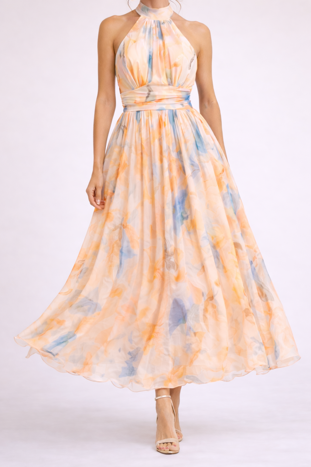 CAMILLE - HalterDress Aquarell