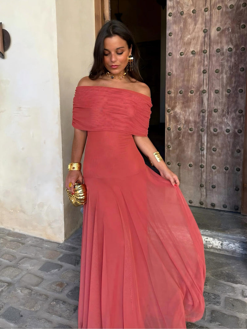 Camila | Elegant MaxiDress from Mesh
