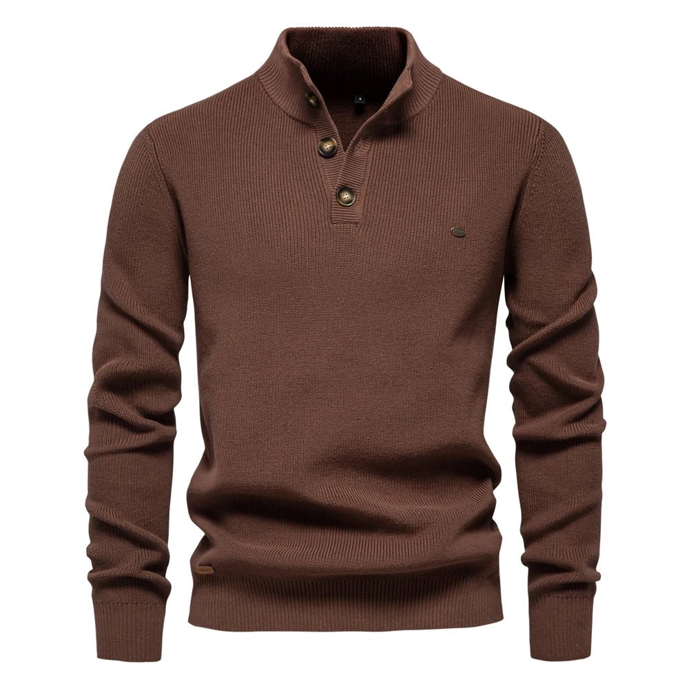 Konrad | Stylishs Herrenpullover with Knopfdesign