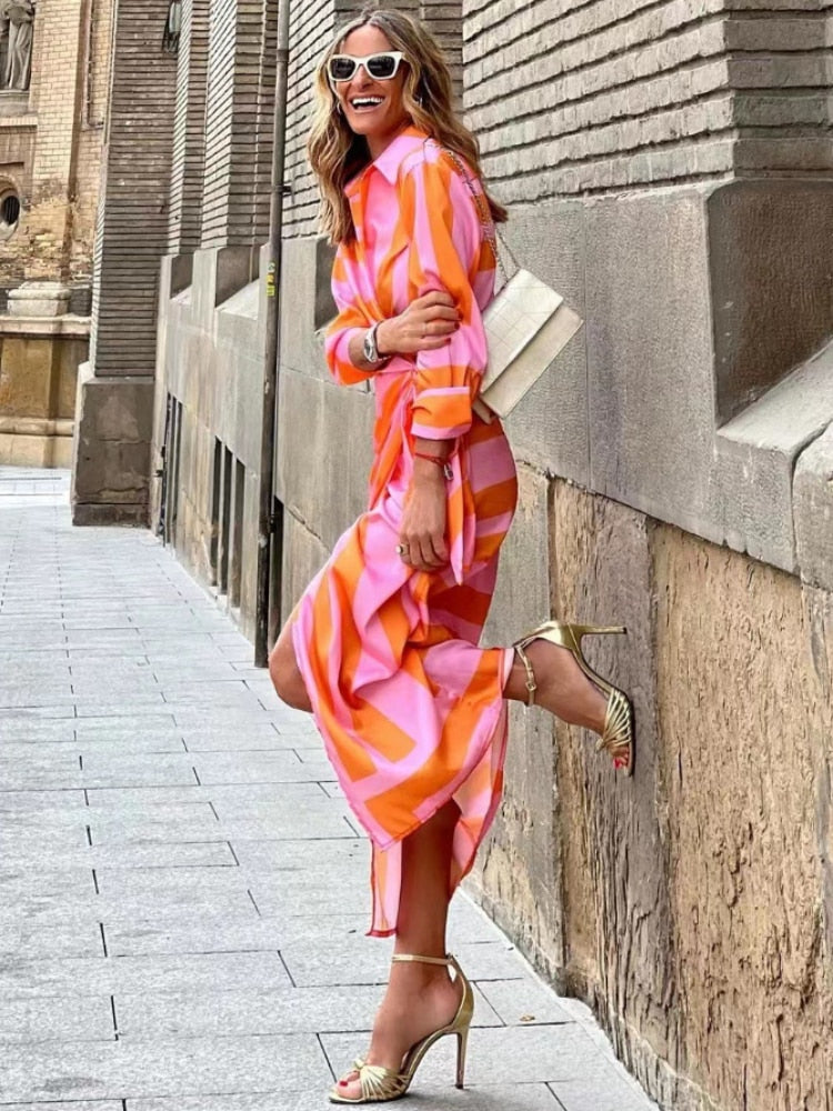 Claris | Gestreiftes Dress
