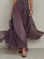 Ashley | Vintage Elegant Chiffon MaxiDress