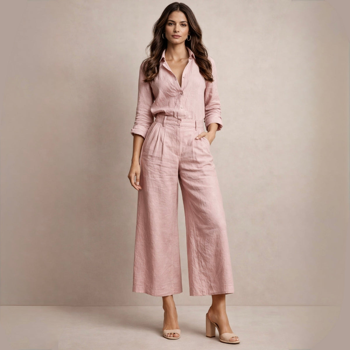 Delphine | Elegant Linen-Set