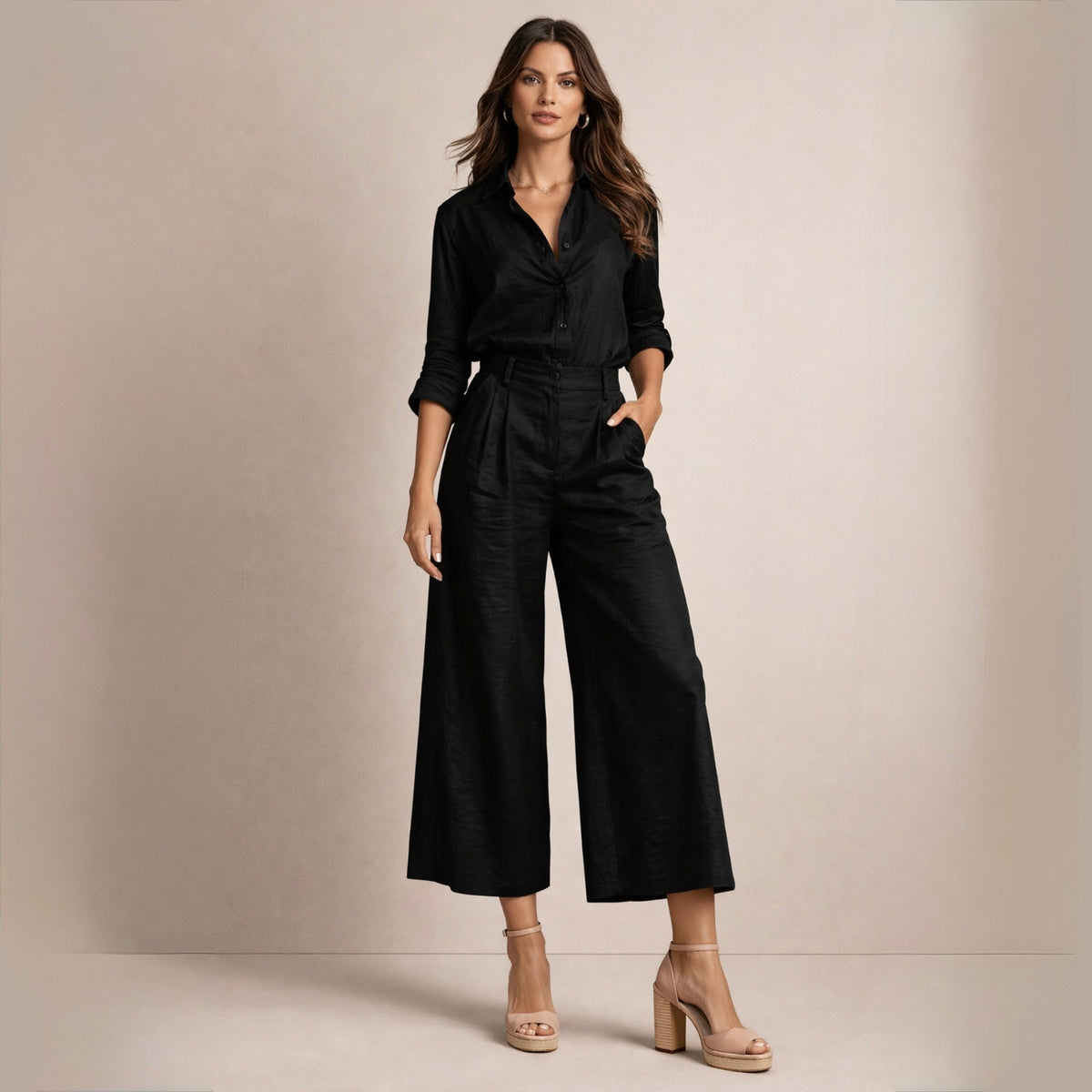 Delphine | Elegant Linen-Set
