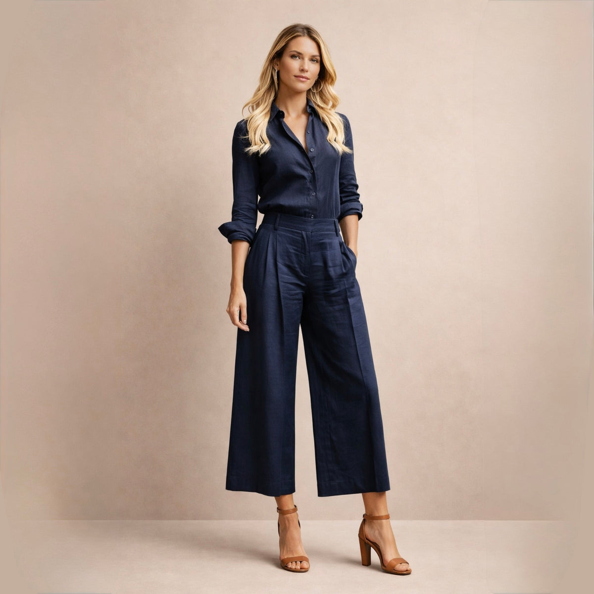 Delphine | Elegant Linen-Set