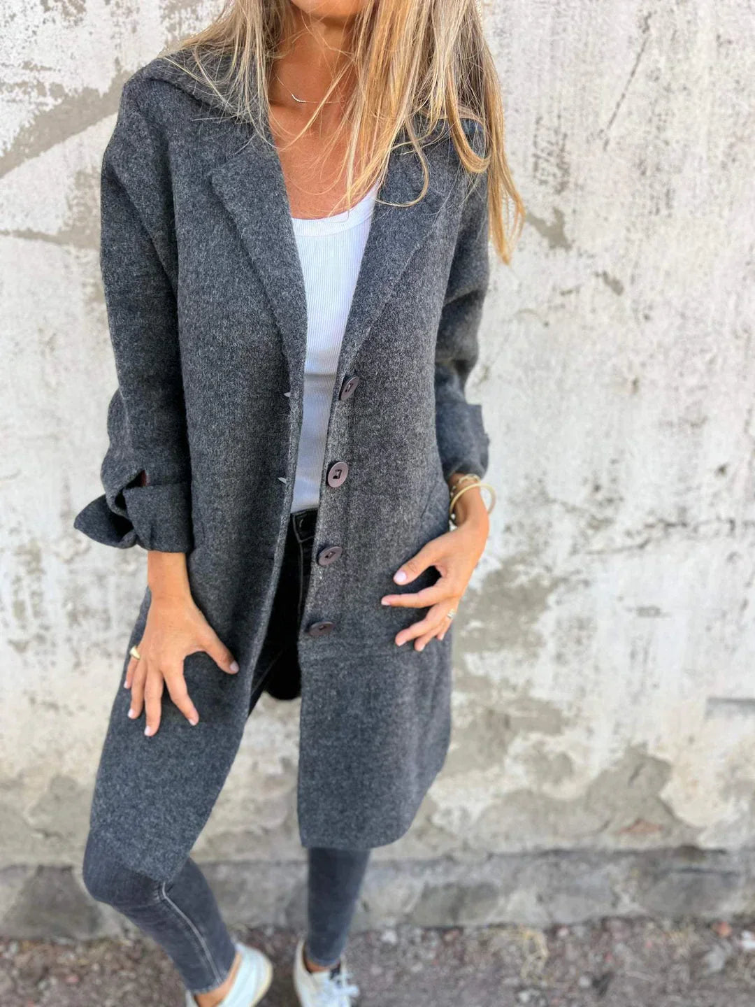 Baylea Women's Long Wool Coat – Timeless Elegance for Australian Winter
