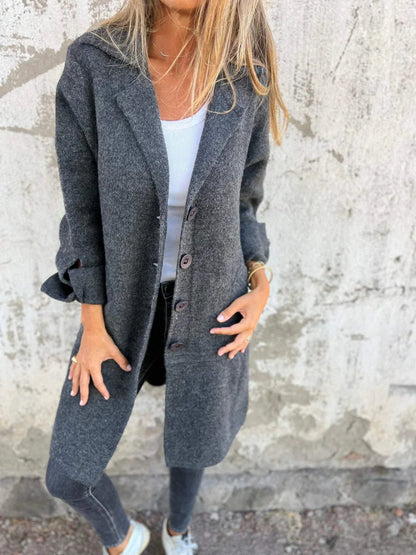 Baylea Women's Long Wool Coat – Timeless Elegance for Australian Winter